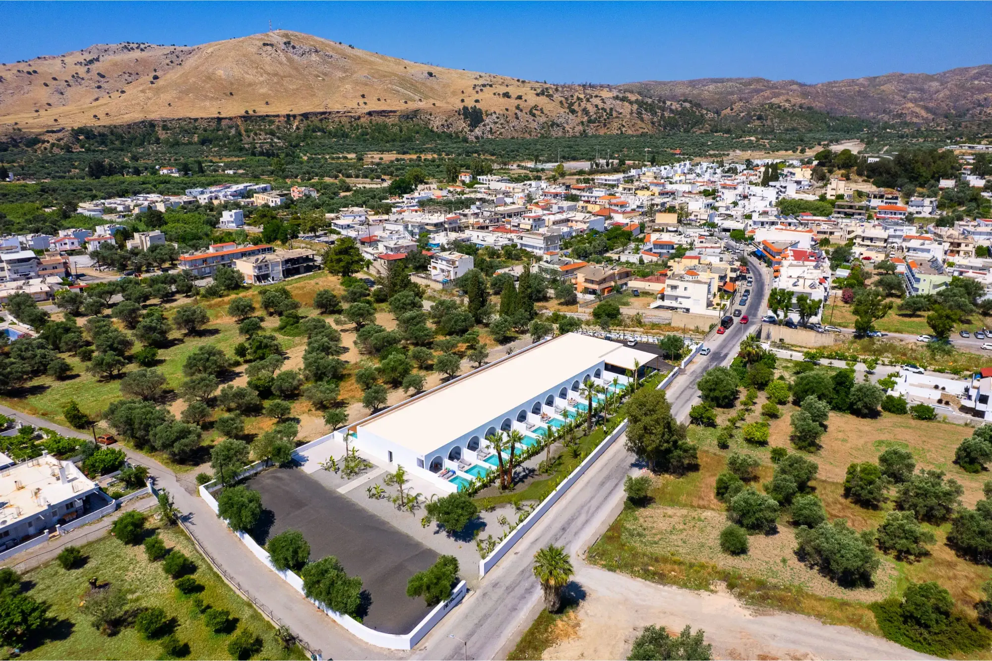 The property & Lardos from above