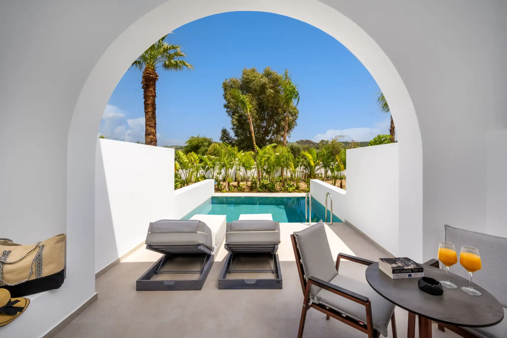 Terrace & garden view