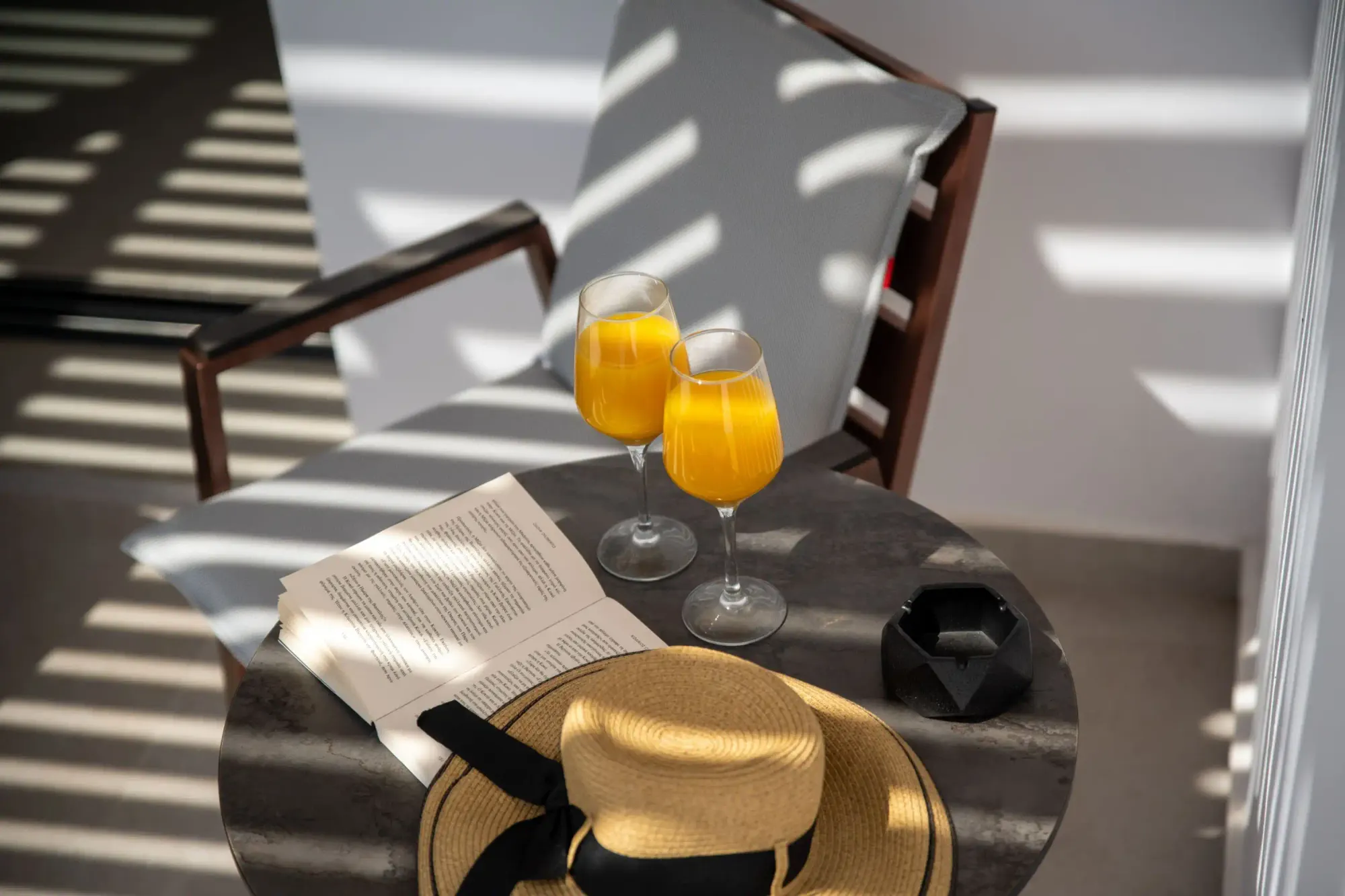 Morning on the terrace